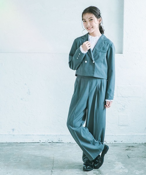 AMAIL 美品　オケージョン　長袖ブラウス ヨーク切替スタンドフリル長袖ブラウス （8986660077799