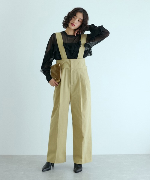 ADAM ET ROPE'（アダムエロペ）の「【サステナブル】ロゴモチーフミニポーチ（ポーチ・レディース・ダークブラウン/イエロー/ベージュ/ライトグレー/ピンク・FREE）」の8枚目の写真