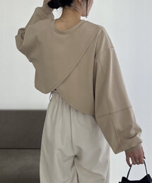 CAPRICIEUX LE'MAGE | ボンディングカシュクールプルオーバー(Tシャツ/カットソー)