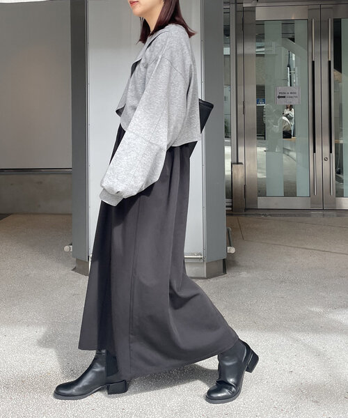 【セール】ボンディングカシュクールプルオーバー（Tシャツ/カットソー）｜CAPRICIEUX LE'MAGE（カプリシューレマージュ）