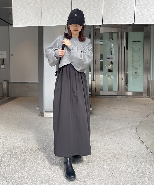 【セール】ボンディングカシュクールプルオーバー（Tシャツ/カットソー）｜CAPRICIEUX LE'MAGE（カプリシューレマージュ）