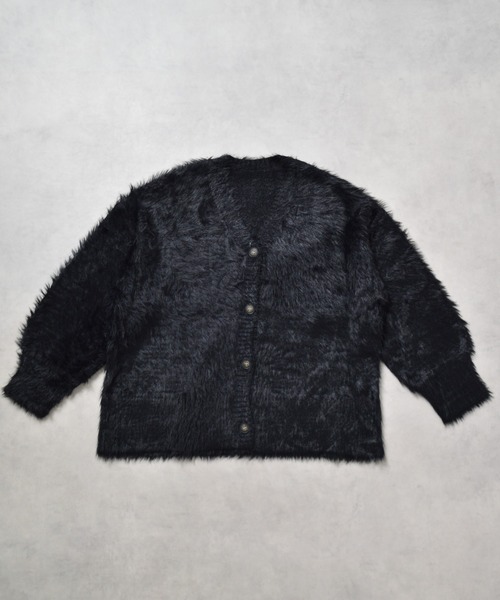 セール】モヘアライクシャギーニットカーディガン（カーディガン