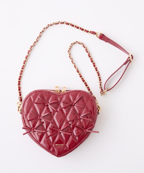 one after another NICE CLAUP（ワンアフターアナザーナイスクラップ）の「【Heart collection】アソートハートショルダーバッグ（ショルダーバッグ・レディース・ブラック/レッド/ピンク系その他/レオパード・FREE）」の4枚目の写真