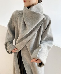 BANICO（バニコ）の「【Banico】ウールロング丈ガウンコート (AW)（チェスターコート）」