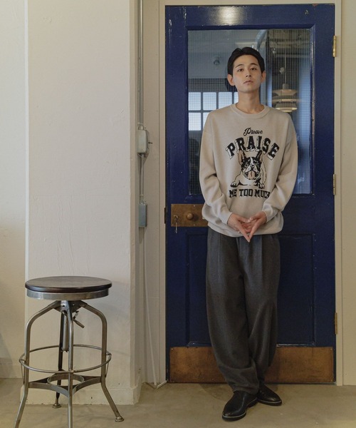 niko and...(ニコアンド)の「起毛ツータックバルーンパンツ(その他パンツ・メンズ・ブラック/チャコール・LARGE/MEDIUM)」の3枚目の写真