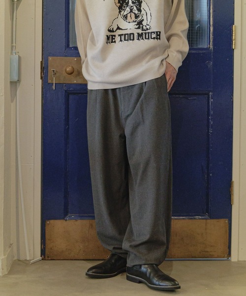 niko and...(ニコアンド)の「起毛ツータックバルーンパンツ(その他パンツ・メンズ・ブラック/チャコール・LARGE/MEDIUM)」の5枚目の写真