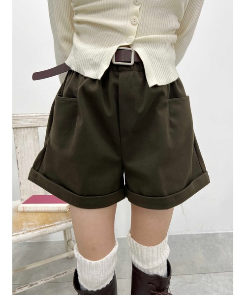 PHILLY（フィリー）の「【PHILLY】ベルト付ショートパンツ（その他パンツ・レディース・ブラウン/ブラック・FREE）」の12枚目の写真