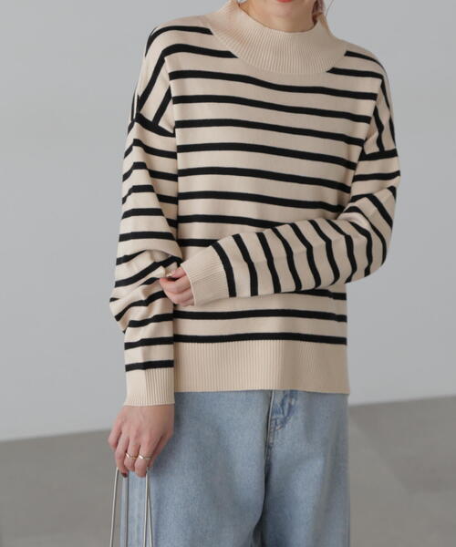 FREE'S MART（フリーズマート）の「◆[MFM]もちもちハイネックニット（ニット/セーター・レディース・ホワイト/ピンク/ベージュ系その他/ブラック/ブルー・FREE）」の3枚目の写真