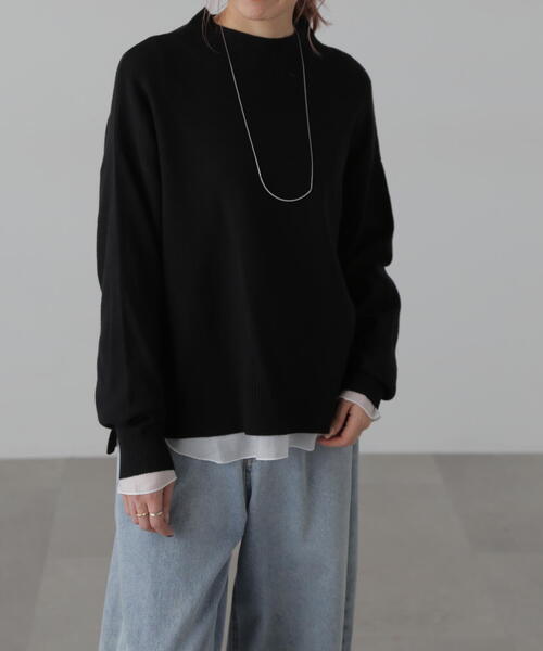 FREE'S MART（フリーズマート）の「◆[MFM]もちもちハイネックニット（ニット/セーター・レディース・ホワイト/ピンク/ベージュ系その他/ブラック/ブルー・FREE）」の7枚目の写真