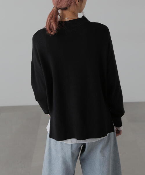 FREE'S MART（フリーズマート）の「◆[MFM]もちもちハイネックニット（ニット/セーター・レディース・ホワイト/ピンク/ベージュ系その他/ブラック/ブルー・FREE）」の9枚目の写真