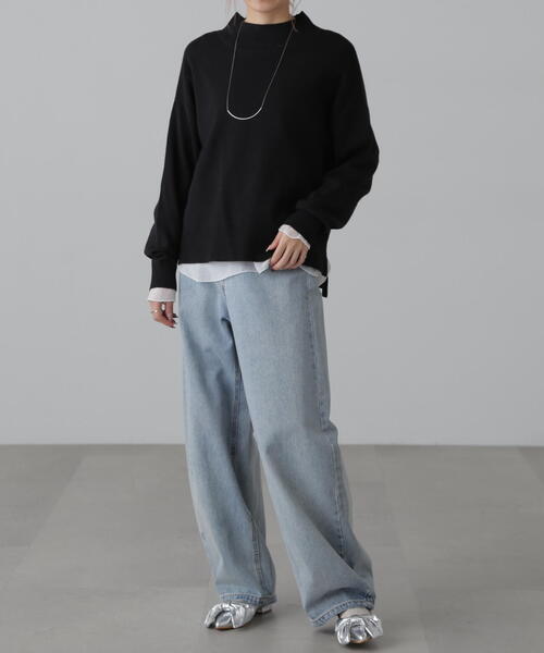 FREE'S MART（フリーズマート）の「◆[MFM]もちもちハイネックニット（ニット/セーター・レディース・ホワイト/ピンク/ベージュ系その他/ブラック/ブルー・FREE）」の10枚目の写真