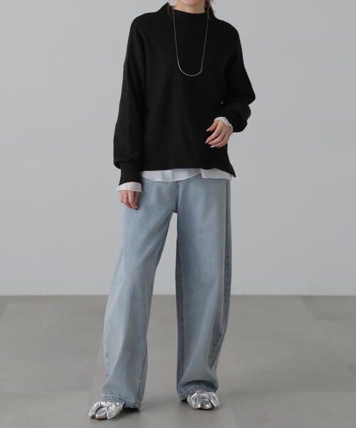 FREE'S MART（フリーズマート）の「◆[MFM]もちもちハイネックニット（ニット/セーター・レディース・ホワイト/ピンク/ベージュ系その他/ブラック/ブルー・FREE）」の11枚目の写真