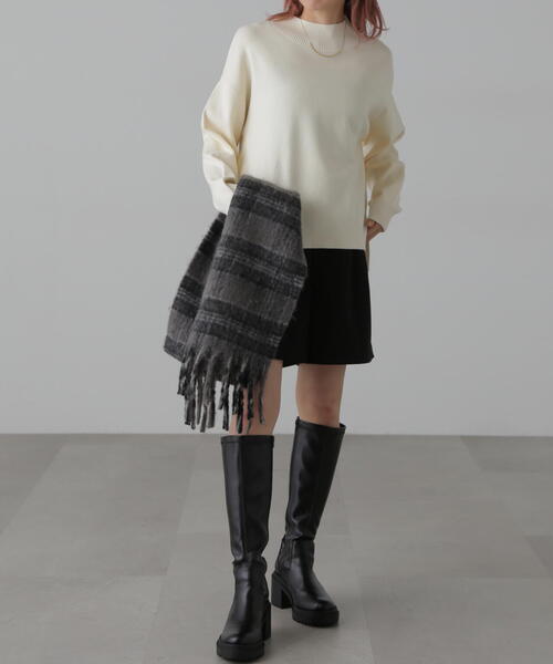 FREE'S MART（フリーズマート）の「◆[MFM]もちもちハイネックニット（ニット/セーター・レディース・ホワイト/ピンク/ベージュ系その他/ブラック/ブルー・FREE）」の21枚目の写真