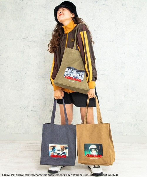 ACCOMMODE（アコモデ）の「グレムリン/ウォッシュキャンバストート（トートバッグ・レディース・ベージュ/カーキ/ダークグレー・FREE）」の5枚目の写真