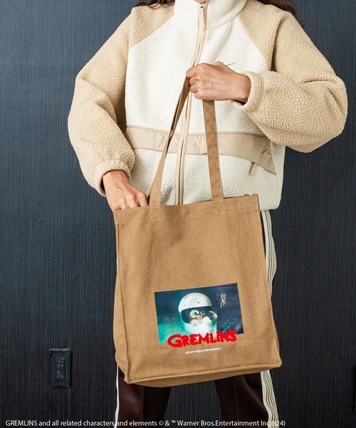 ACCOMMODE（アコモデ）の「グレムリン/ウォッシュキャンバストート（トートバッグ・レディース・ベージュ/カーキ/ダークグレー・FREE）」の6枚目の写真