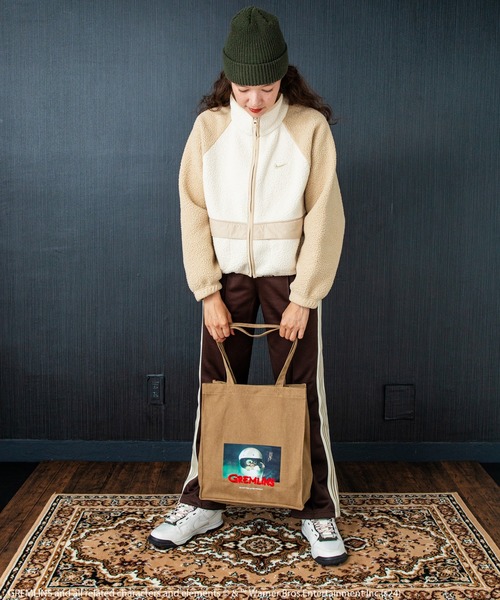 ACCOMMODE（アコモデ）の「グレムリン/ウォッシュキャンバストート（トートバッグ・レディース・ベージュ/カーキ/ダークグレー・FREE）」の7枚目の写真