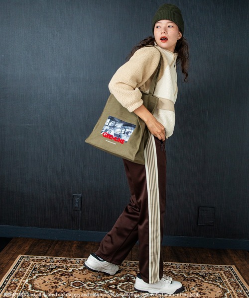 ACCOMMODE（アコモデ）の「グレムリン/ウォッシュキャンバストート（トートバッグ・レディース・ベージュ/カーキ/ダークグレー・FREE）」の9枚目の写真