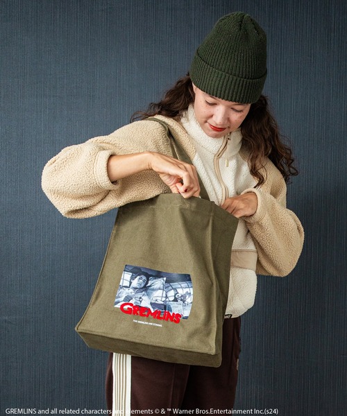 ACCOMMODE（アコモデ）の「グレムリン/ウォッシュキャンバストート（トートバッグ・レディース・ベージュ/カーキ/ダークグレー・FREE）」の18枚目の写真