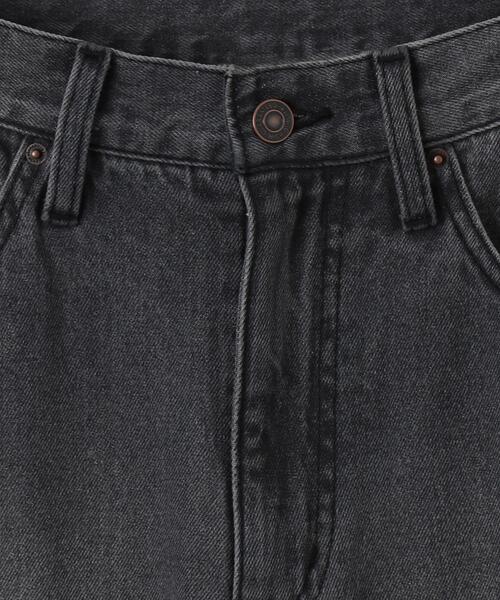 WEGO（ウィゴー）の「WEGO/【25年春夏新作】スプレーペイントストレートデニムパンツ（デニムパンツ・レディース・ブラック系その他/ライトインディゴブルー・MEDIUM/SMALL）」の6枚目の写真