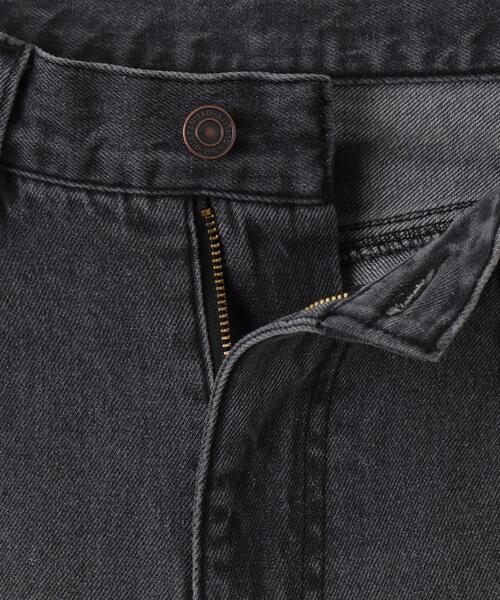 WEGO（ウィゴー）の「WEGO/【25年春夏新作】スプレーペイントストレートデニムパンツ（デニムパンツ・レディース・ブラック系その他/ライトインディゴブルー・MEDIUM/SMALL）」の7枚目の写真