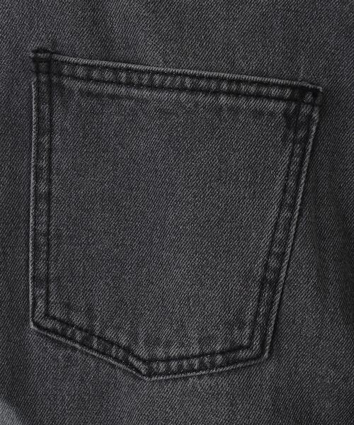 WEGO（ウィゴー）の「WEGO/【25年春夏新作】スプレーペイントストレートデニムパンツ（デニムパンツ・レディース・ブラック系その他/ライトインディゴブルー・MEDIUM/SMALL）」の3枚目の写真