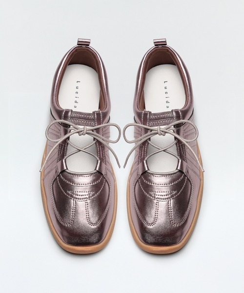 Lucida（ルシーダ）の「Titawin/バレエコアローヒールスニーカー（スニーカー・レディース・ゴールド/シルバー/ブロンズ/ホワイト/ブラック・39/38/37/36/35/40/41）」の18枚目の写真