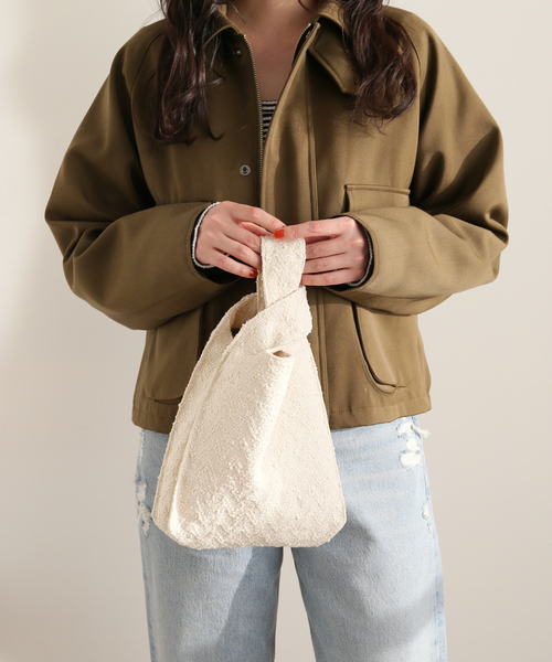 IENA（イエナ）の「Sn. PONTETORTO ツイードミニBAG（ハンドバッグ・レディース・アイボリー・FREE）」の10枚目の写真