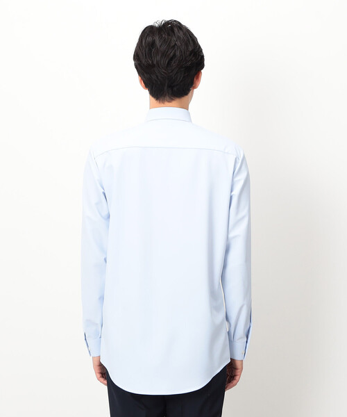 COMME CA ISM(コムサイズム)の「ポリエステル トリコット ドレスシャツ(ビジネスシャツ・メンズ・サックスブルー・SMALL/MEDIUM/LARGE/X-LARGE)」の8枚目の写真