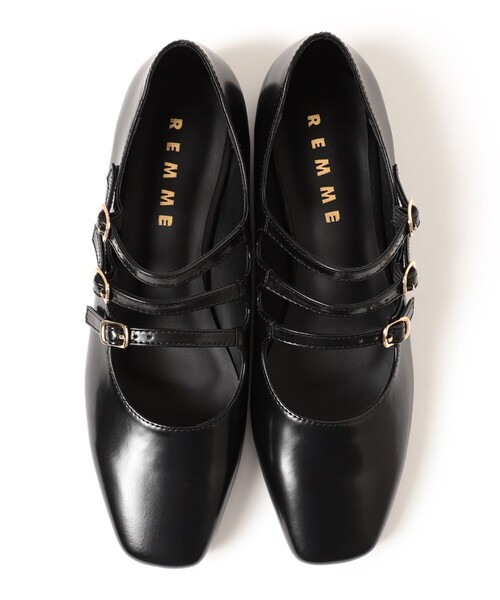 REMME(レメ)の「REMME / 3ストラップ シューズ(ドレスシューズ・レディース・ブラック/ブラウン・38/37/36/39)」の6枚目の写真