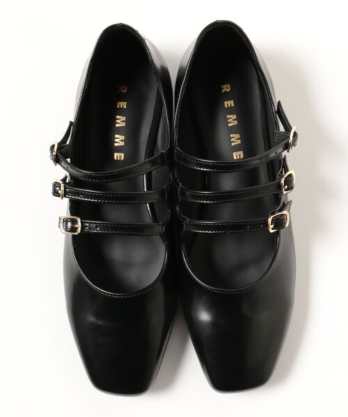 REMME(レメ)の「REMME / 3ストラップ シューズ(ドレスシューズ・レディース・ブラック/ブラウン・38/37/36/39)」の11枚目の写真