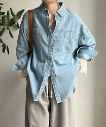 DouDou | テンセルデニムシャツ(シャツ/ブラウス)