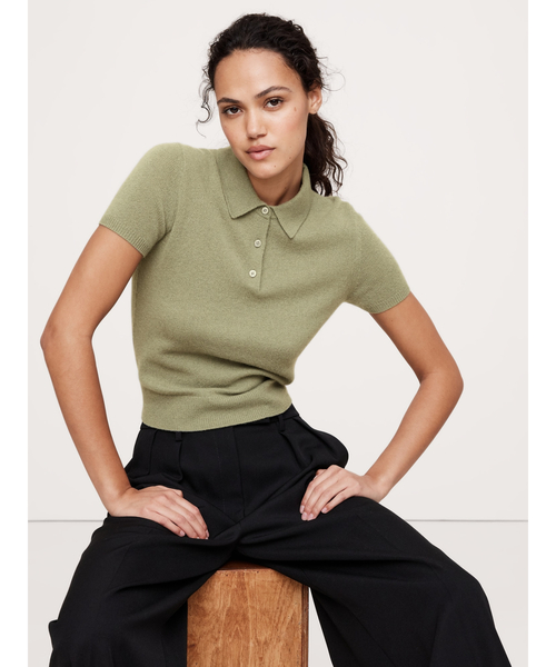 未使用＊ バナナリパブリック ノルディック セーター ハイネック アルパカ Banana Republic（バナナリパブリック）の「