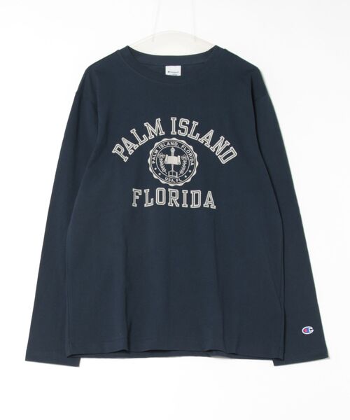 【Champion/チャンピオン】USAコットン100％ プリントロンT（Tシャツ/カットソー）｜Champion（チャンピオン）