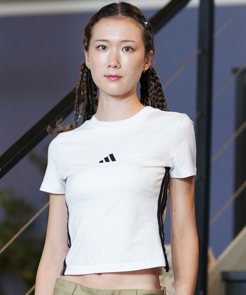 adidas/アディダススリーストライプミニTシャツKVC60