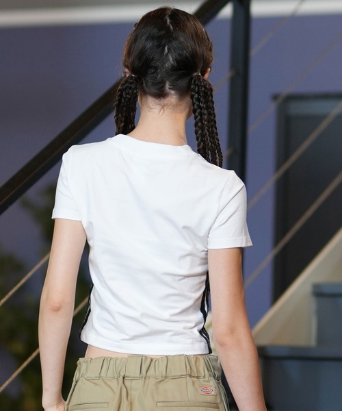 adidas/アディダススリーストライプミニTシャツKVC60