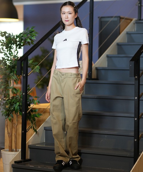 adidas/アディダススリーストライプミニTシャツKVC60