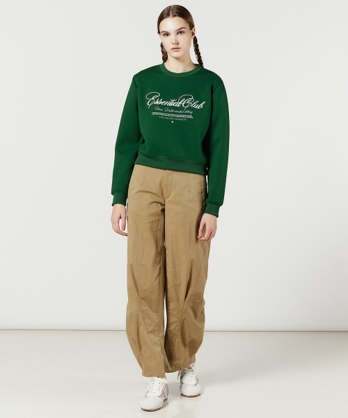 DOUBLE STANDARD CLOTHING(ダブルスタンダードクロージング)の「ツイルタックバルーンパンツ(スラックス・レディース・キャメル/オフホワイト・36/38)」の14枚目の写真