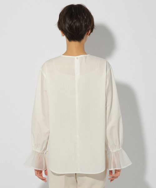 Elura（エルーラ）の「＜2025ceremony＞ セレモニー袖切り替えブラウス/252084（シャツ/ブラウス・レディース・ホワイト・LARGE/MEDIUM）」の9枚目の写真