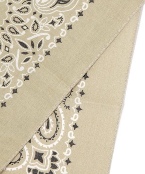 HAV-A-HANK（ハバハンク ）の「【HAV-A-HANK】ハバハンクバンダナ（バンダナ/スカーフ・メンズ・ネイビー/ホワイト/レッド/ブラック/ベージュ/ブラウン・FREE）」の10枚目の写真