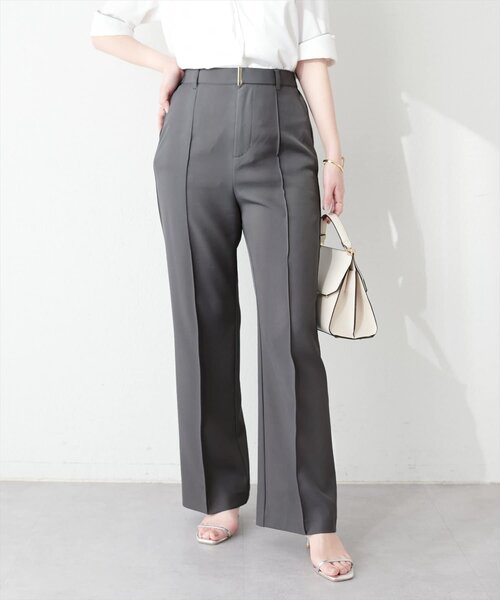 natural couture（ナチュラルクチュール）の「【osono】ハイウエスト美フレアパンツ（その他パンツ・レディース・ライトグレー/チャコールグレー/ブラック・LARGE/MEDIUM/SMALL）」の16枚目の写真