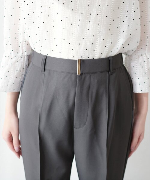 natural couture（ナチュラルクチュール）の「【osono】ハイウエスト美フレアパンツ（その他パンツ・レディース・ライトグレー/チャコールグレー/ブラック・LARGE/MEDIUM/SMALL）」の21枚目の写真