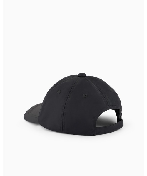 EMPORIO ARMANI（エンポリオアルマーニ）の「【エンポリオ アルマーニ】ベースボールキャップ ナイロン イーグルプレート（キャップ・メンズ・ブラック・FREE）」の2枚目の写真