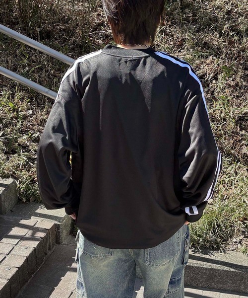 ILL'S(イルズ)の「ユニフォームライク フロントロゴプリント ドロスト サイドラインゲームシャツ メンズ レディース(Tシャツ/カットソー・メンズ・ホワイト/ホワイト系その他/ネイビー/ブルー系その他/ブラック/ブラック系その他・M/L)」の7枚目の写真