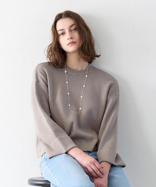 MELROSE claire（メルローズ クレール）の「【クローバーネックレス】（ネックレス・レディース・シルバー・FREE）」の3枚目の写真