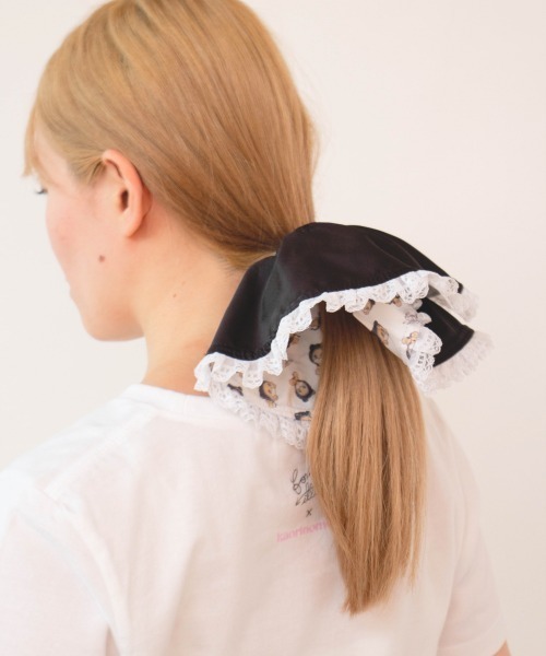 kaorinomori(カオリノモリ)の「kaorinomori kaori×foxy シュシュ / カオリノモリ(シュシュ・レディース・ブラック/ピンク・FREE)」の13枚目の写真