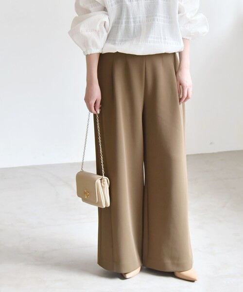 新品タグ 未使用 未着 ジュエルチェンジズ ＪＯＣ ワイドタックパンツ 2016 12closet(トゥエルブクローゼット)の【コラボ】【洗える