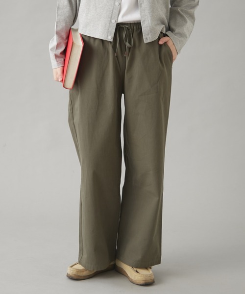 GEVACO（ゲバコ）の「【GEVACO】イージーチノパンツ（チノパンツ・レディース・カーキ/ベージュ・LARGE/MEDIUM/SMALL）」の2枚目の写真