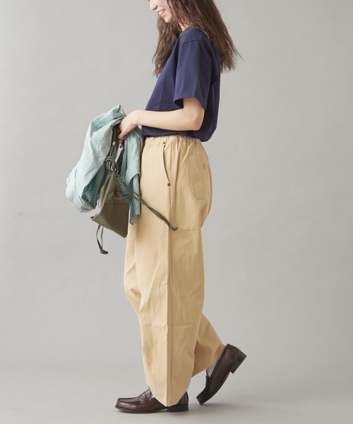 GEVACO（ゲバコ）の「【GEVACO】イージーチノパンツ（チノパンツ・レディース・カーキ/ベージュ・LARGE/MEDIUM/SMALL）」の9枚目の写真