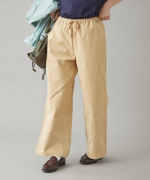 GEVACO（ゲバコ）の「【GEVACO】イージーチノパンツ（チノパンツ・レディース・カーキ/ベージュ・LARGE/MEDIUM/SMALL）」の3枚目の写真