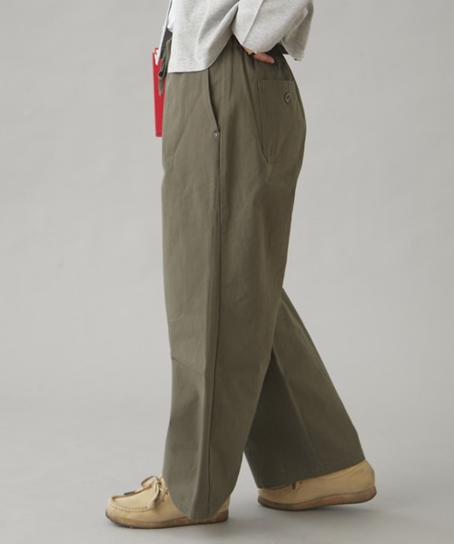 GEVACO（ゲバコ）の「【GEVACO】イージーチノパンツ（チノパンツ・レディース・カーキ/ベージュ・LARGE/MEDIUM/SMALL）」の13枚目の写真